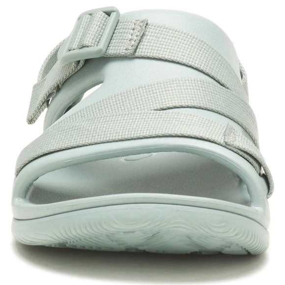 Chaco Women’s Chillos Sport Aqua Gray Sandals - Picture 4 of 7